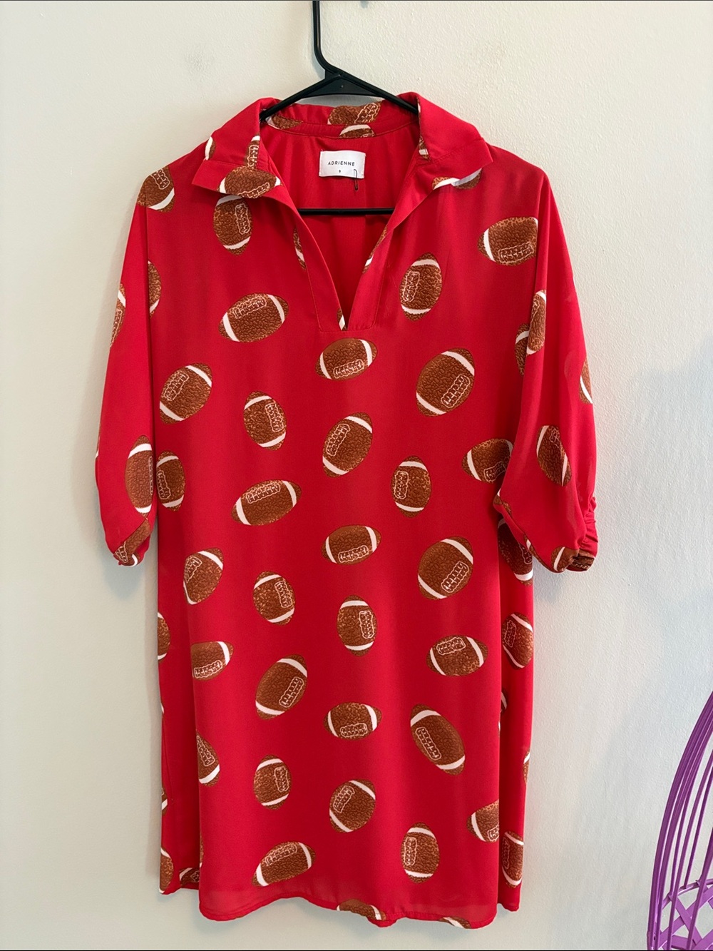 Adrienne Red Game Day Dress